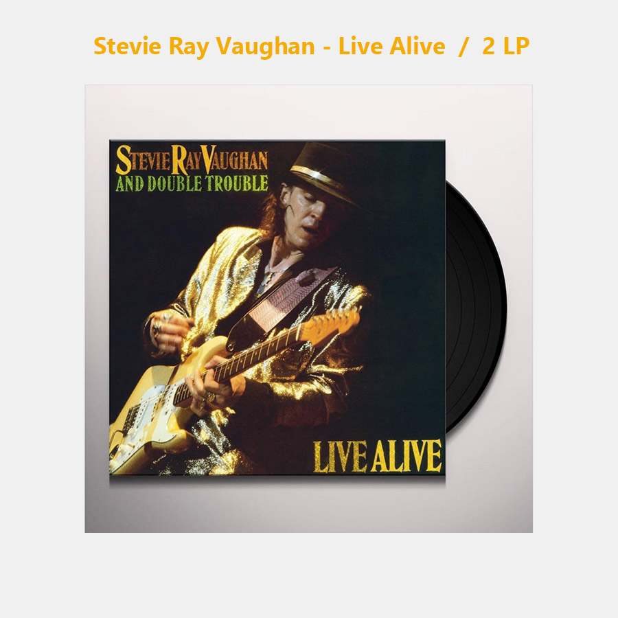 Stevie Ray Vaughan - Live Alive / 2 LP صفحه گرامافون استیوی ری وان
